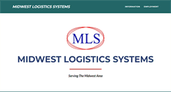 Desktop Screenshot of midwestlogisticssystems.com
